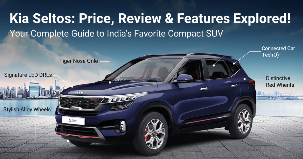 kia seltos features price