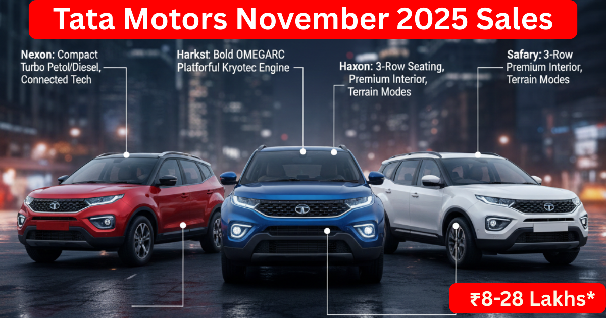 Tata Motors November 2025 Sales