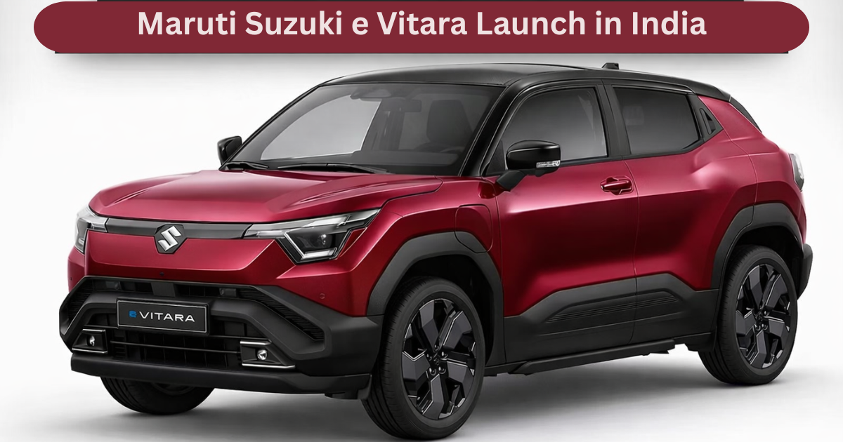 Maruti Suzuki e Vitara Launch in India