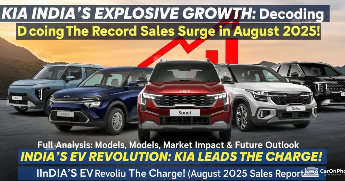 Kia India Sales Report 2025