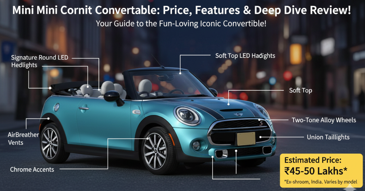 Mini Cooper Convertible Price in India