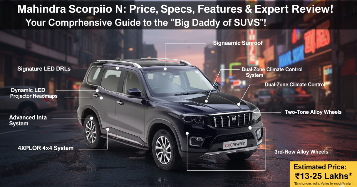 Mahindra Scorpio N 2026 Update