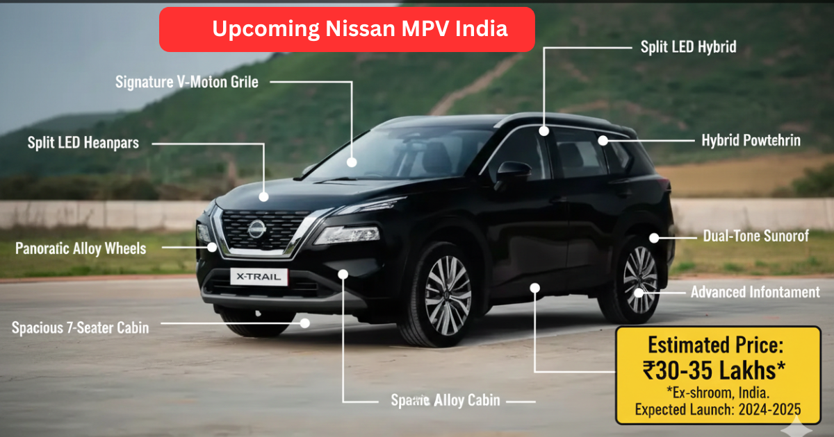 Upcoming Nissan MPV India