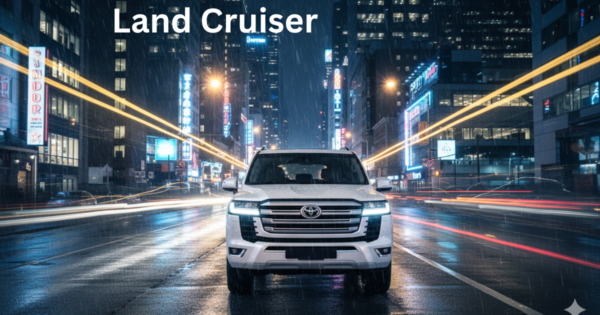 Toyota Land Cruiser on road price