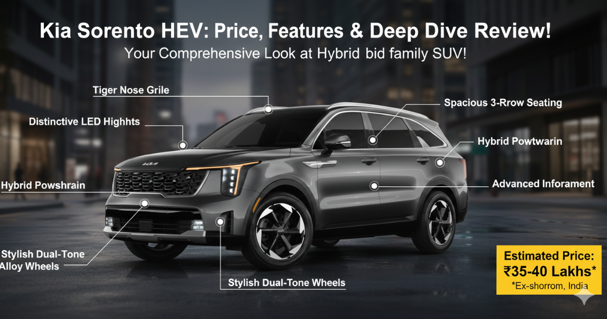 Kia Sorento Price in India