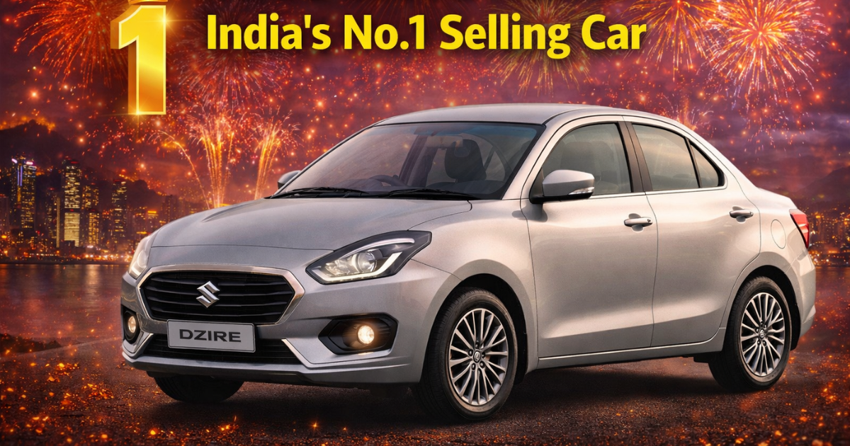Maruti Dzire Becomes India’s No.1 Selling Car