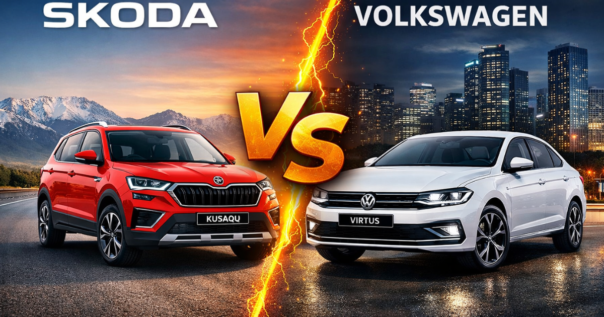 Skoda vs Volkswagen Sales in India